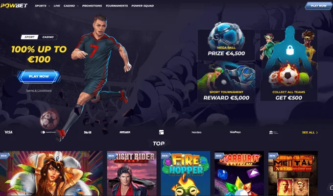 PowBet Schermata 1